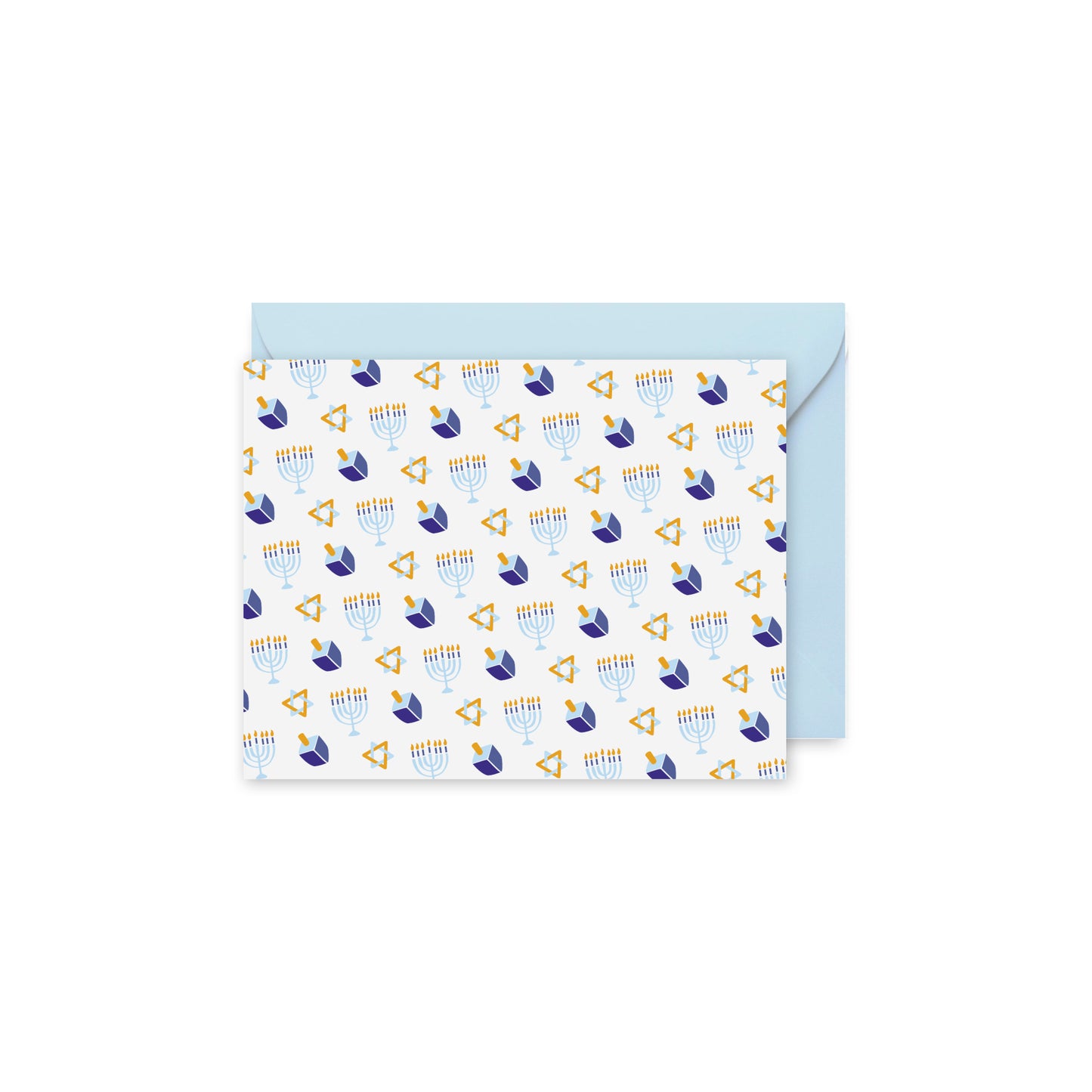 Hanukkah Pattern Card