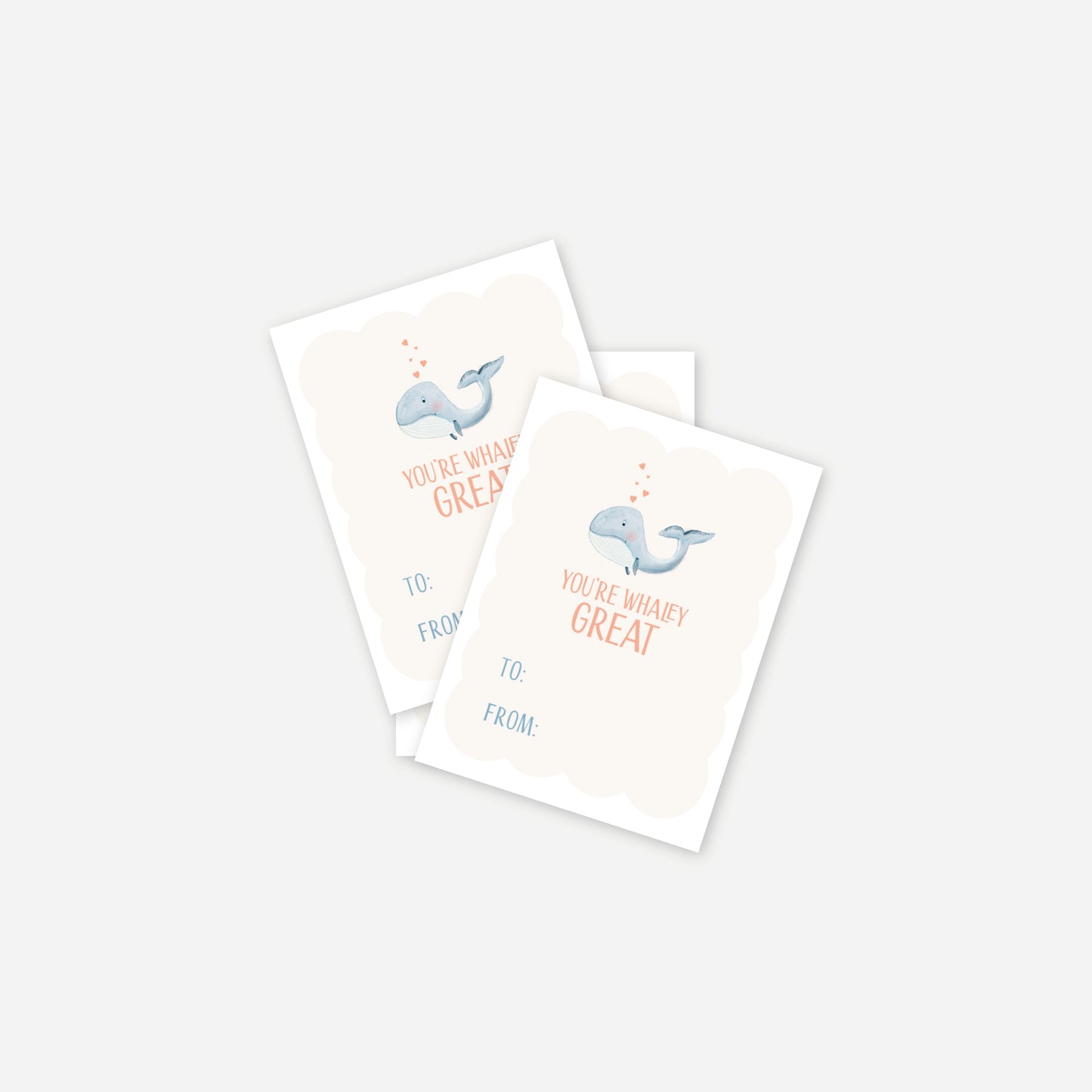 You're Whaley Great Mini Valentine's