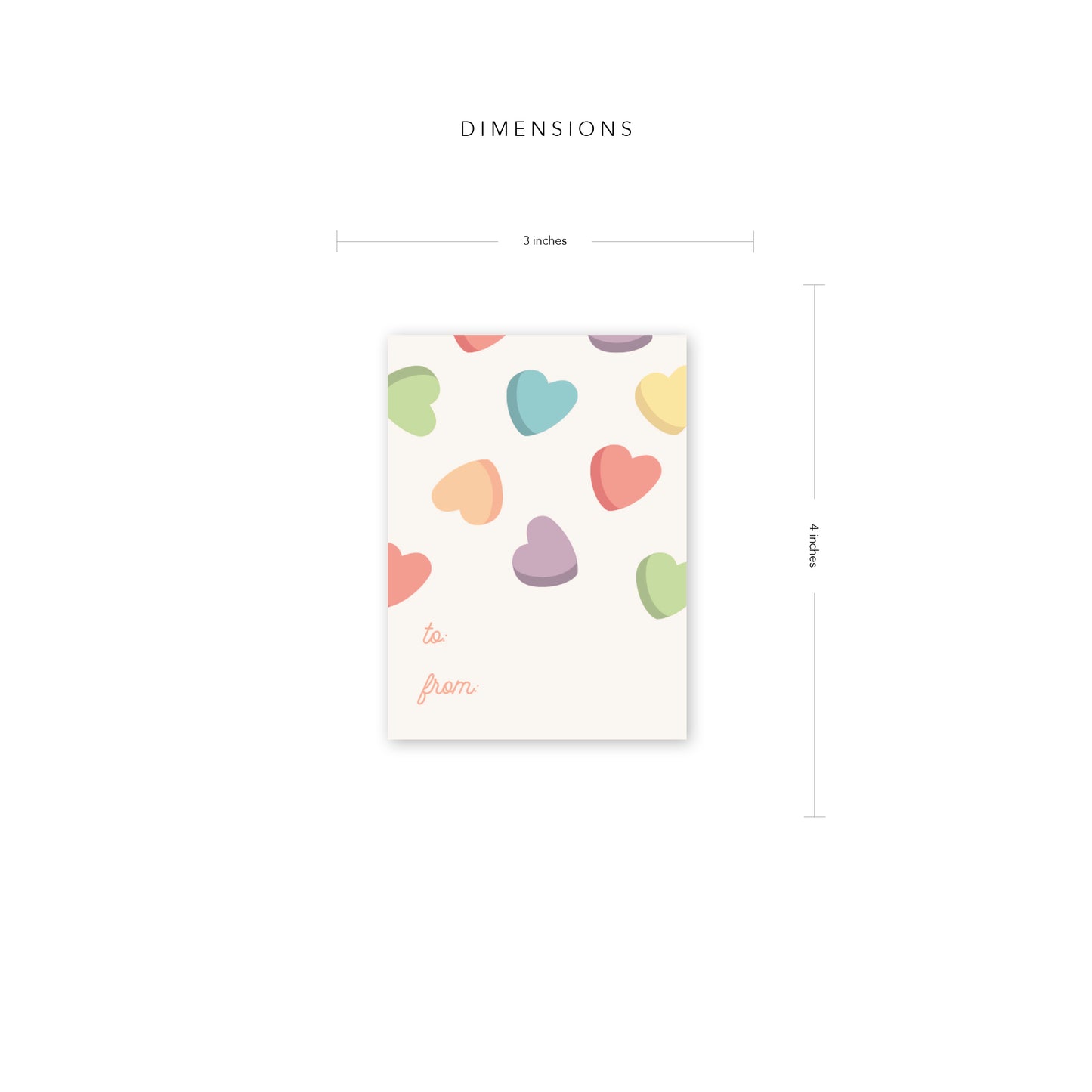 Candy Hearts Mini Valentine's