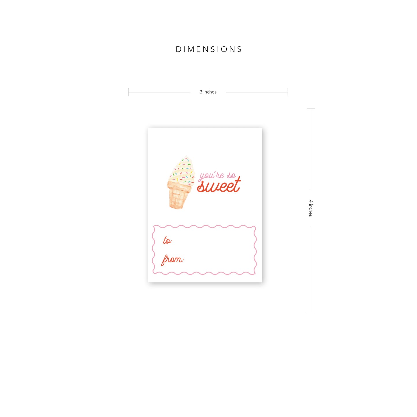 You're So Sweet Mini Valentine's