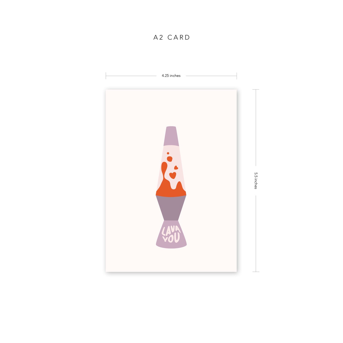 Lava You Card
