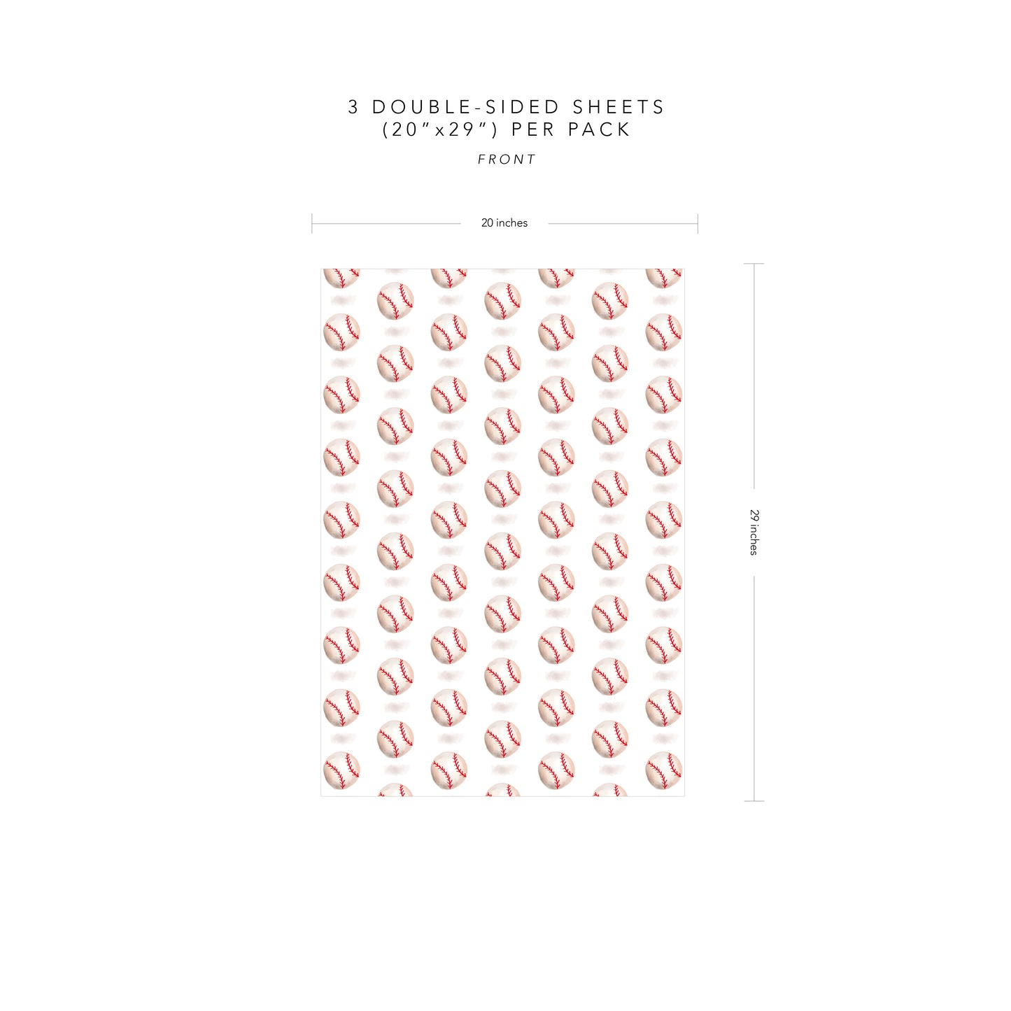 Homerun Wrapping Paper