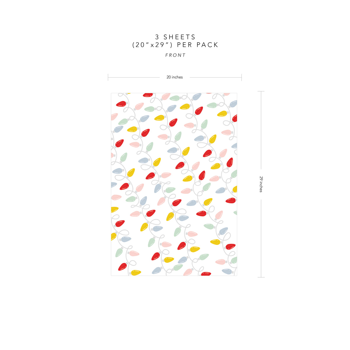 Tangle of Lights Wrapping Paper