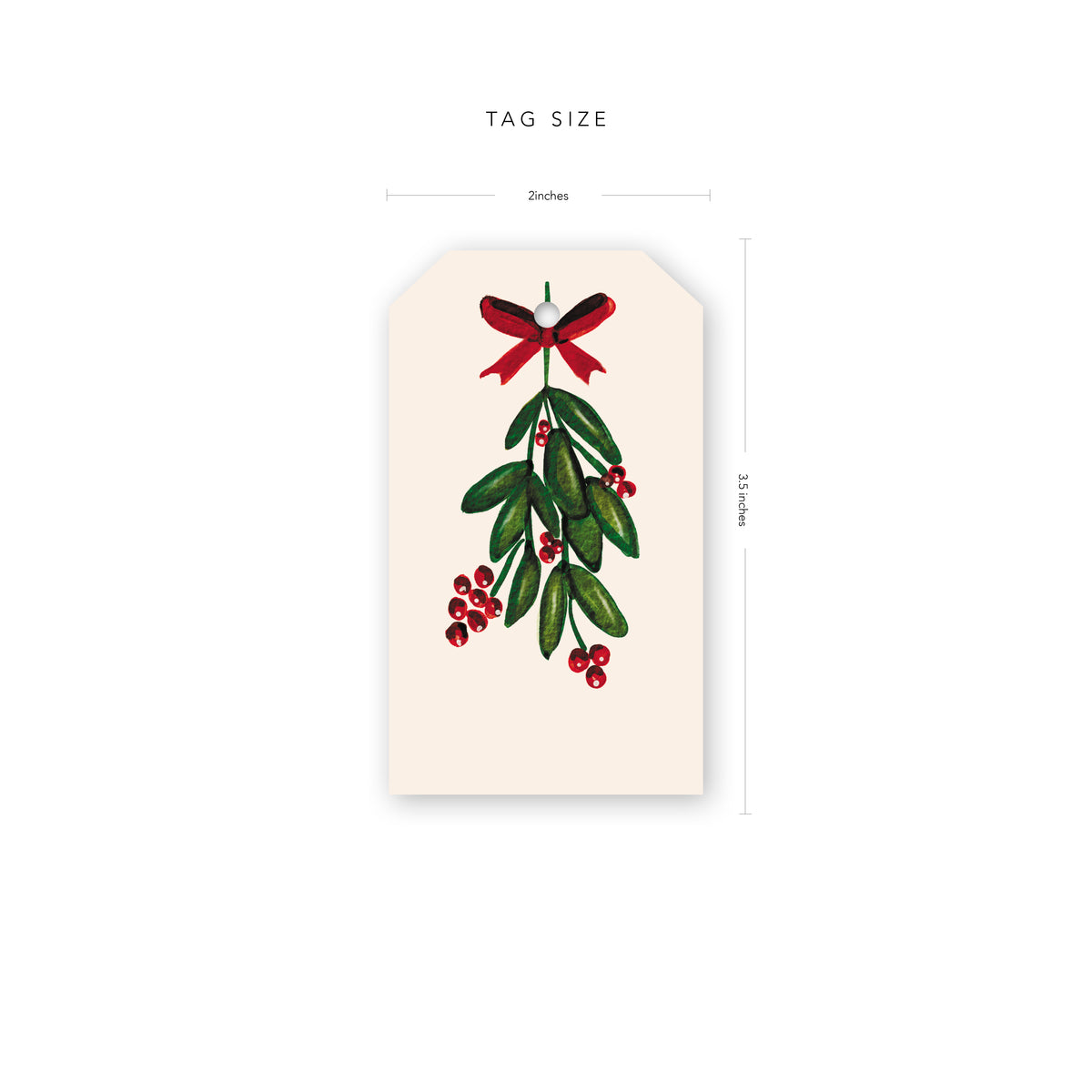 Mistletoe Gift Tags