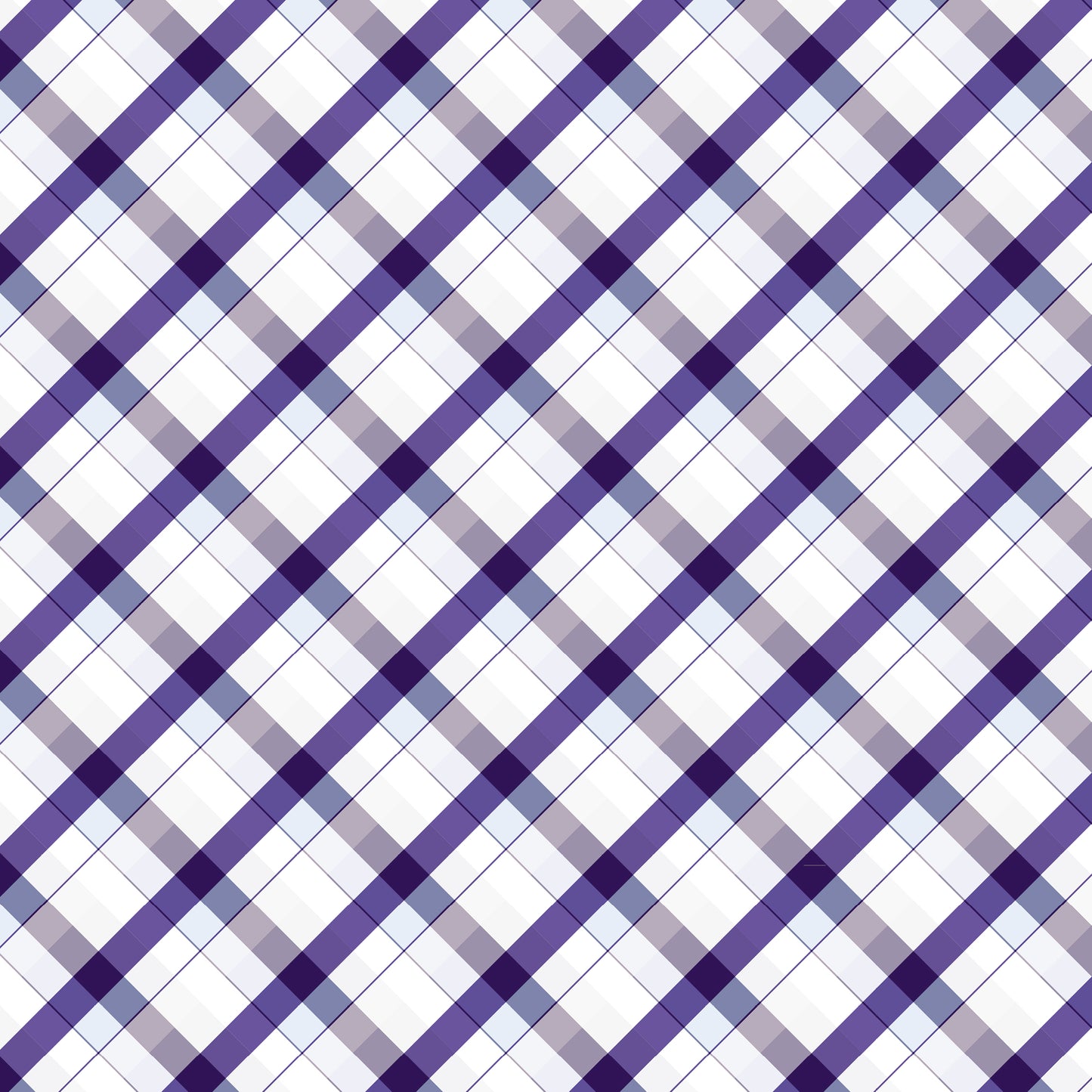 Icy Plaid Wrapping Paper