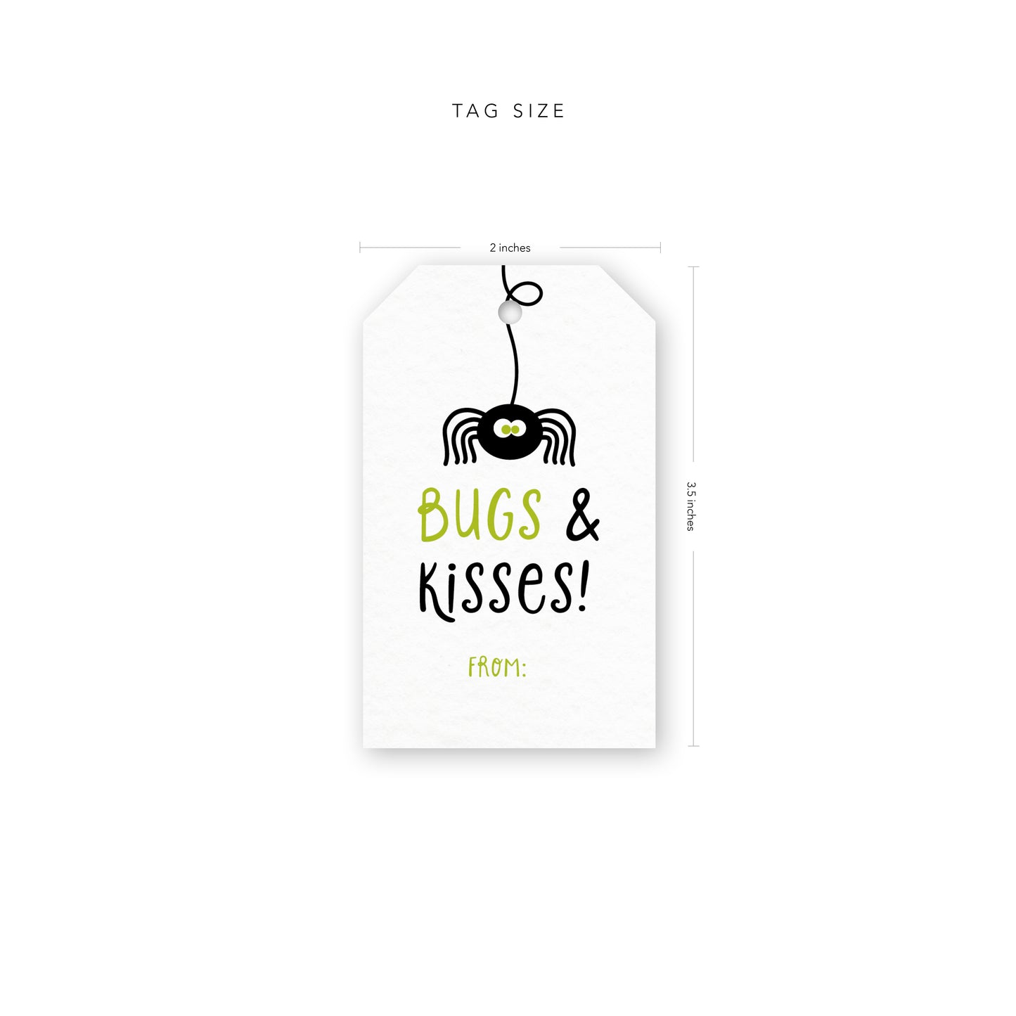 Bugs and Kisses Gift Tags