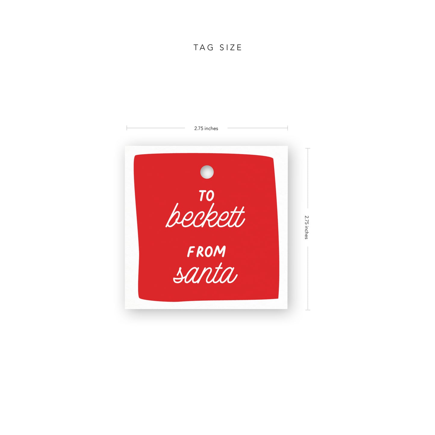 Santa Gift Tags