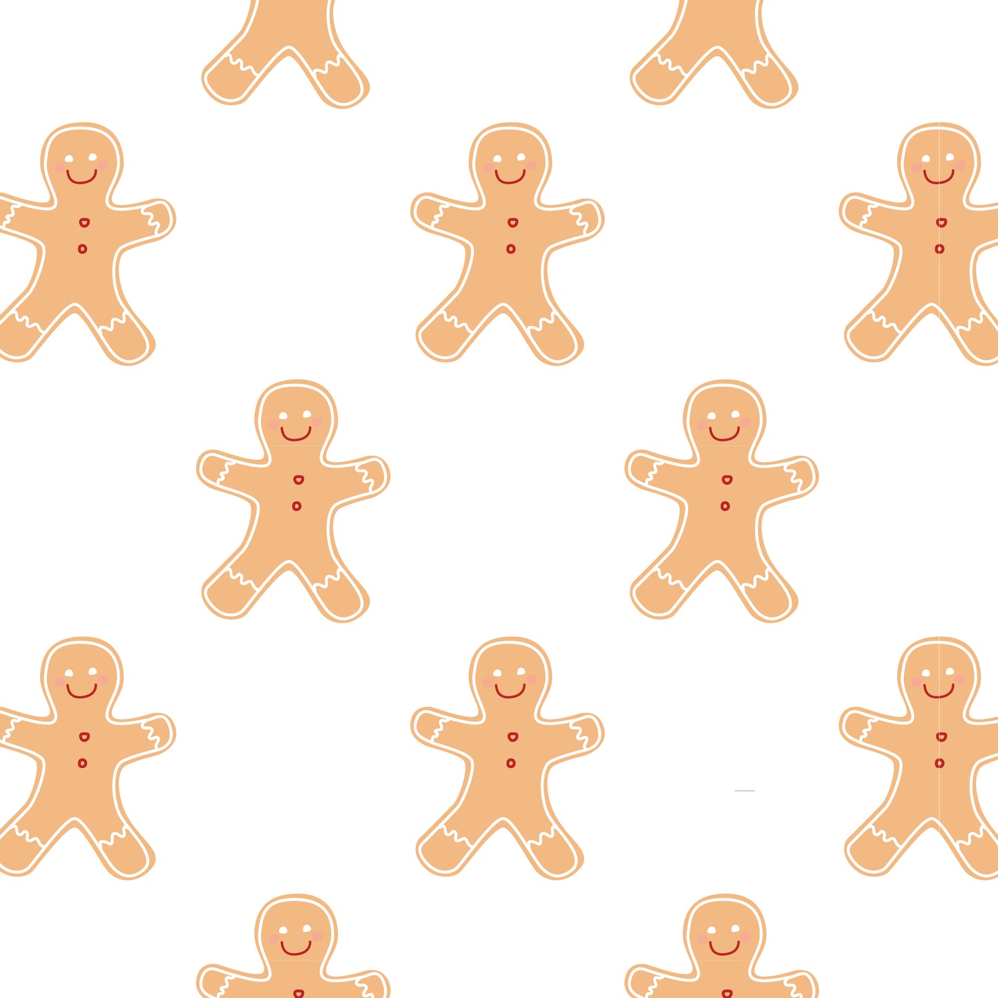 Gingerbread Cookie Wrapping Paper