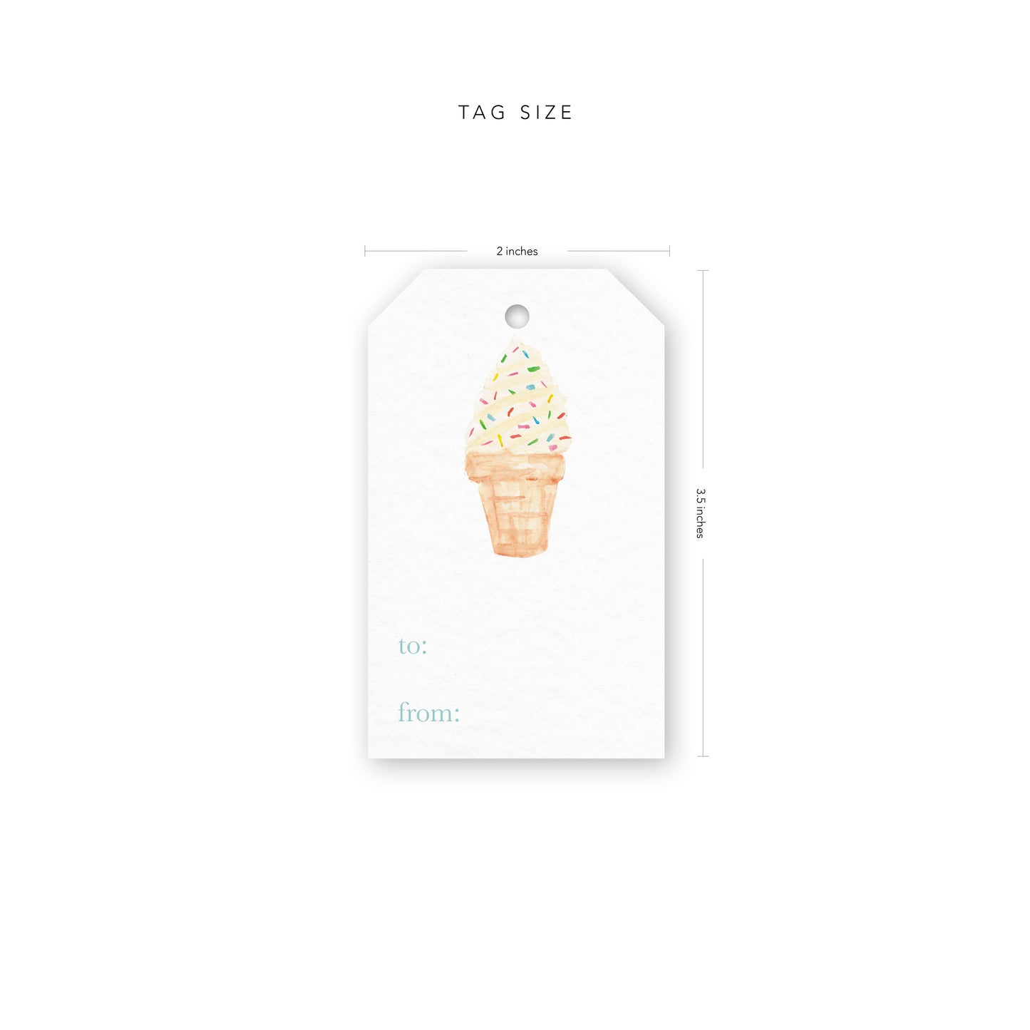 Soft Serve Gift Tags (Misprint)