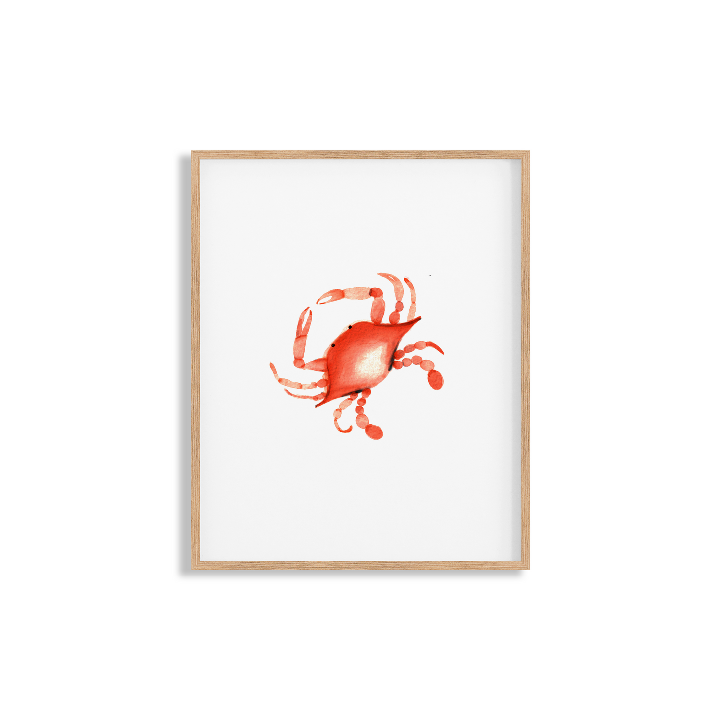 Red Crab Art Print