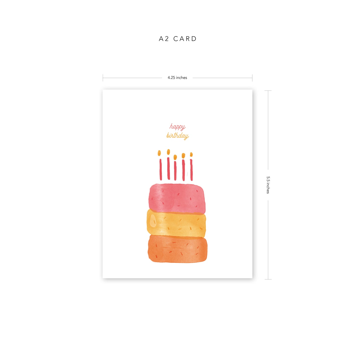 Birthday Cake Card