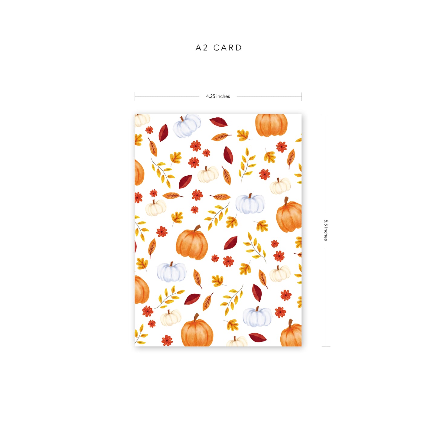 Pumpkin Pattern Card