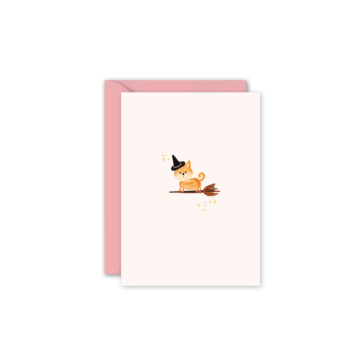 Witchy Shiba Card