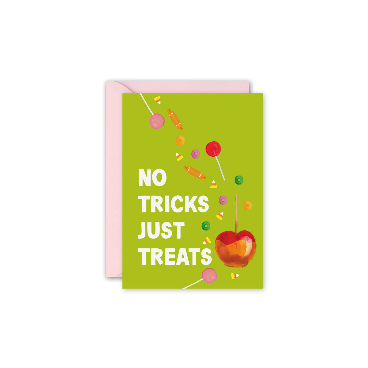 No Tricks, Just Treats Card