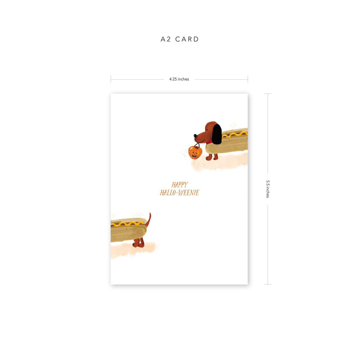 Happy Hallo-weenie Card