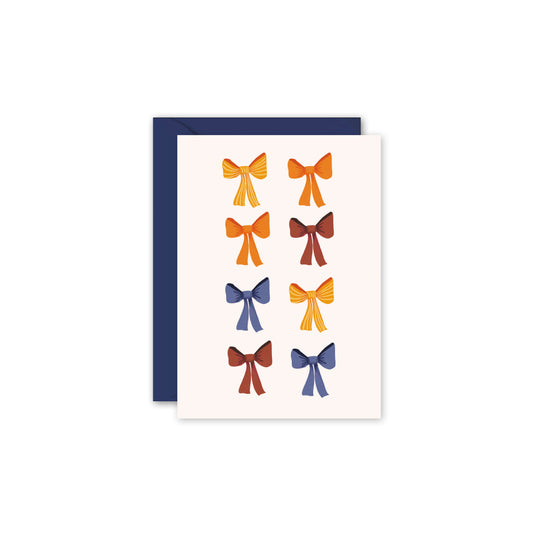 Autumn Bows Card