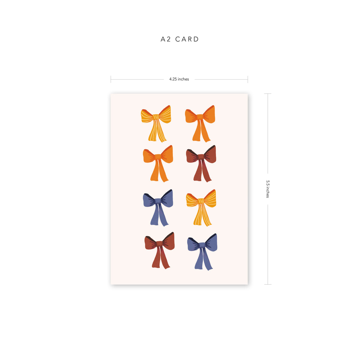 Autumn Bows Card