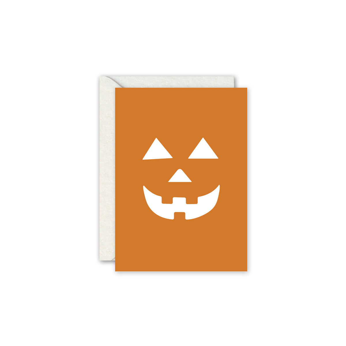 Pumpkin Jack O-Lantern Card