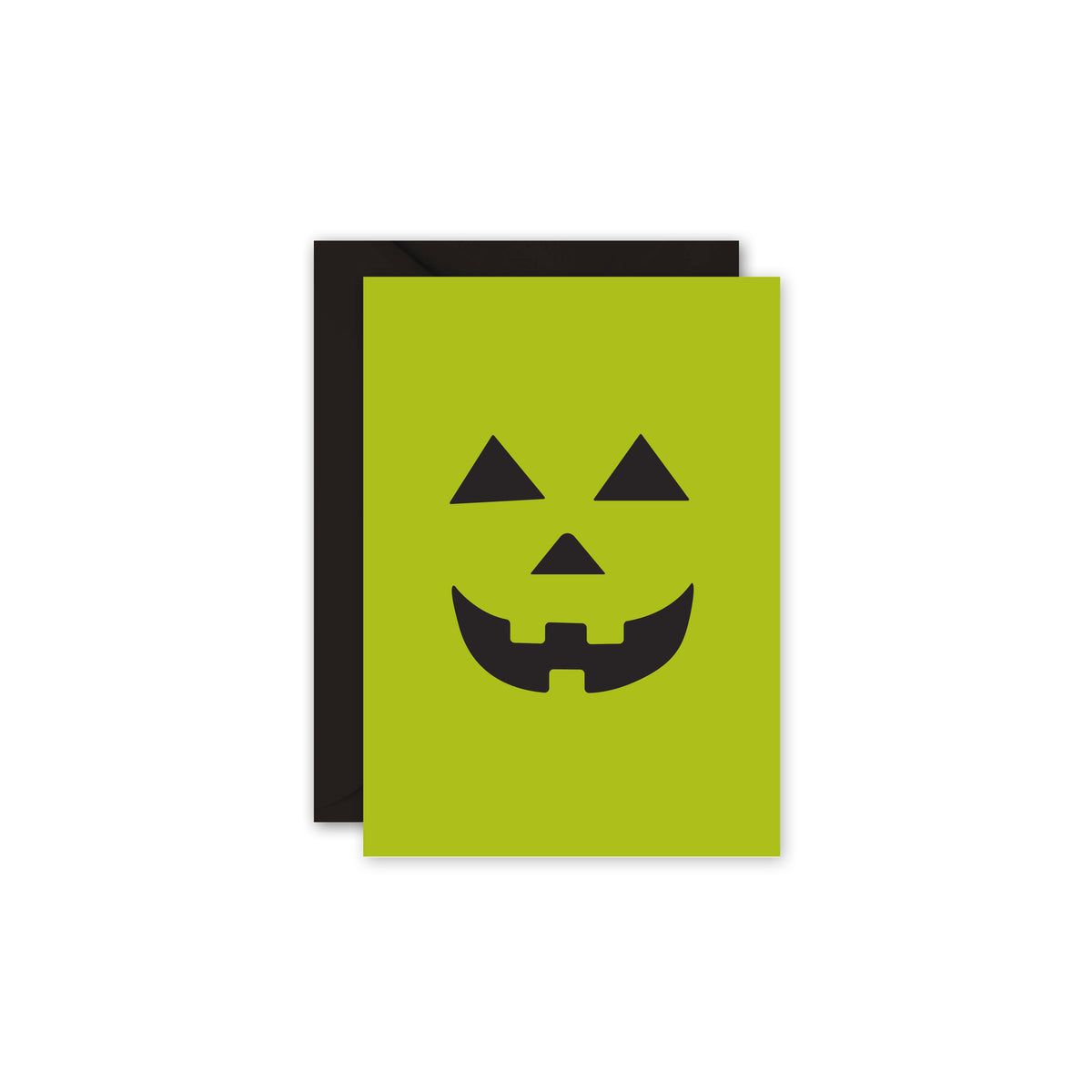 Lime Jack O-Lantern Card