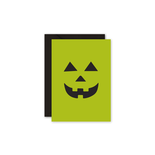 Lime Jack O-Lantern Card