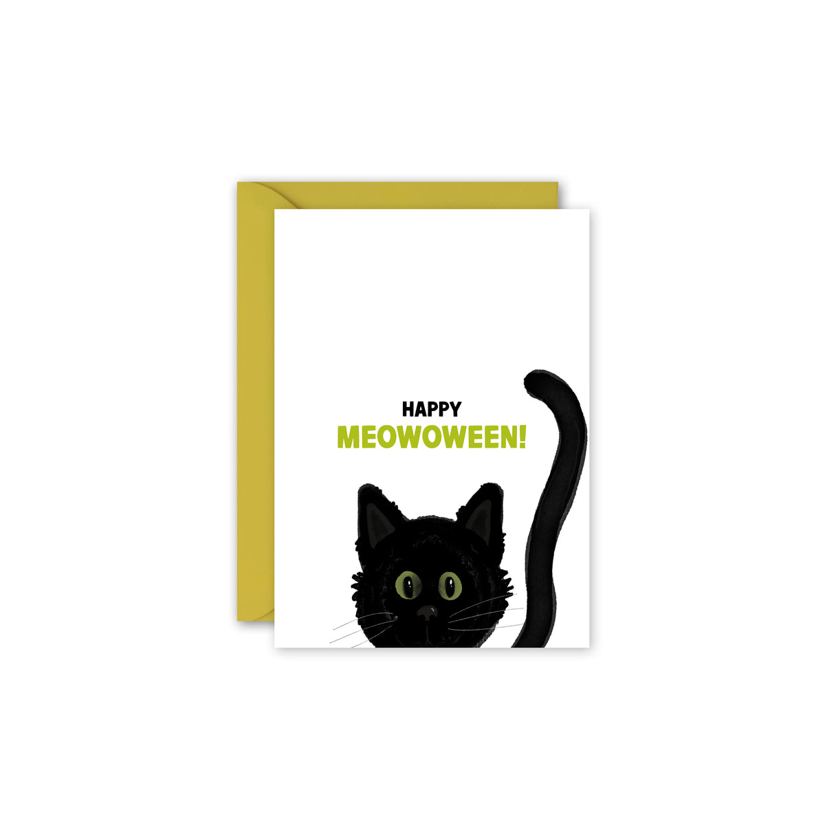 Happy Meowoween Card