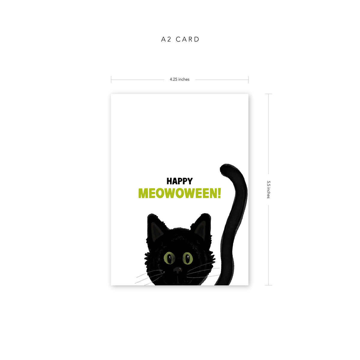 Happy Meowoween Card