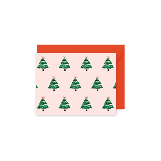 Christmas Tree Pattern Card