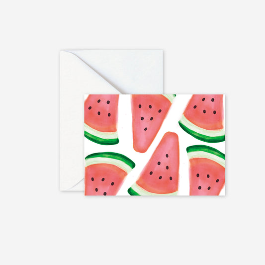 Watermelon Slices Card (Discontinued)