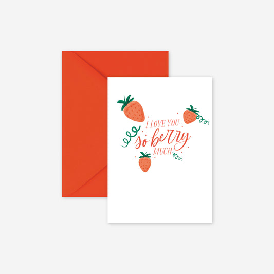 I Love you So Berry Much Card