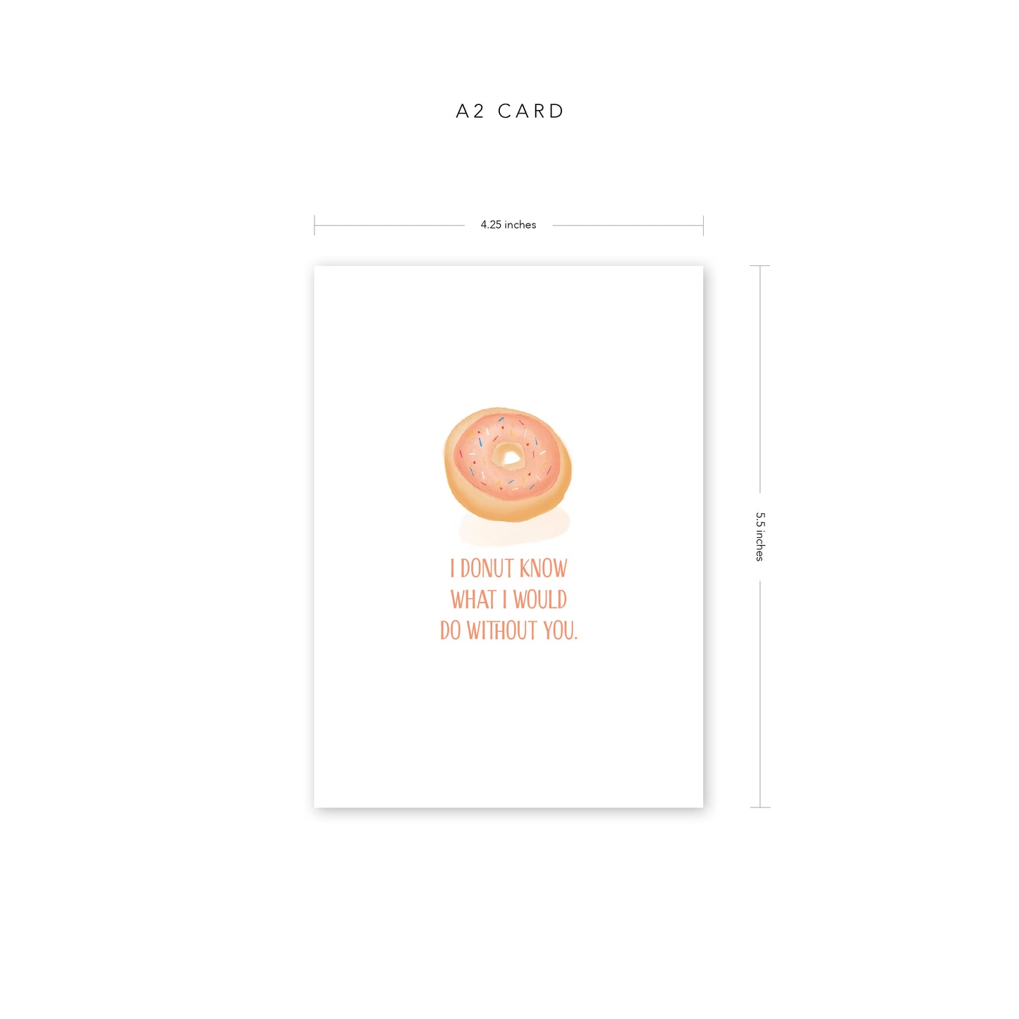 I Donut Know Card