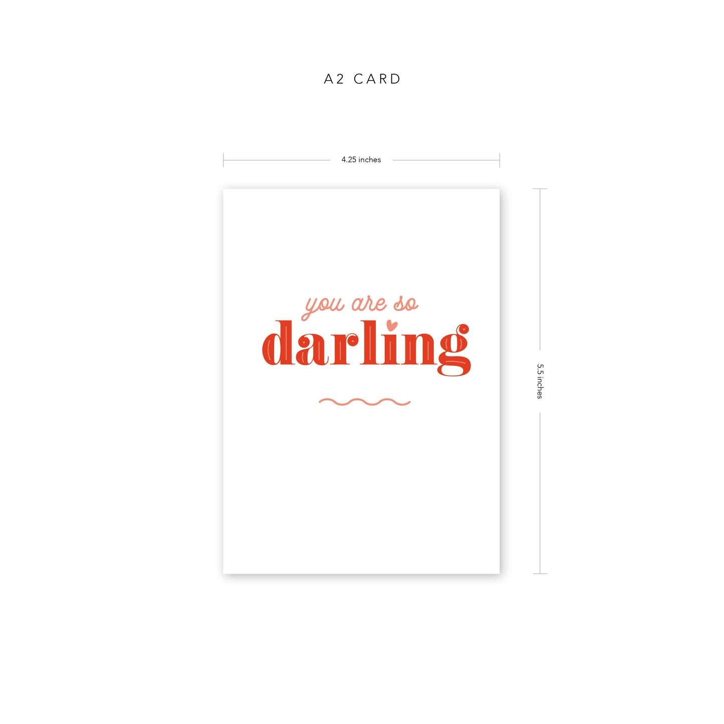 You Are So Darling Card (Discontinued)