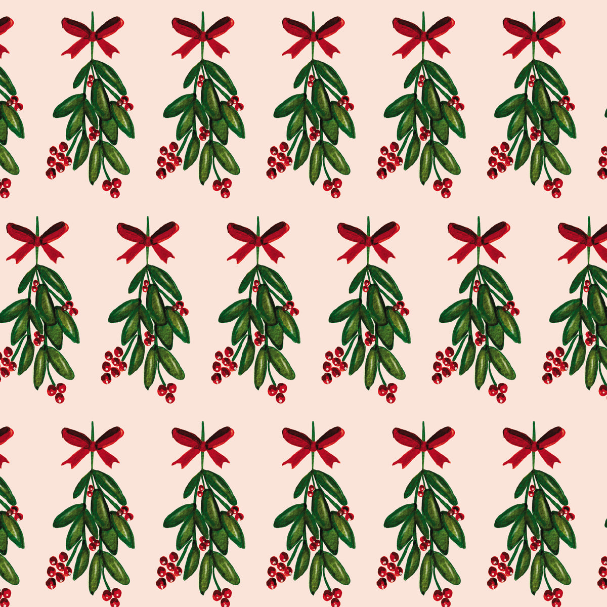 Mistletoe Wrapping Paper