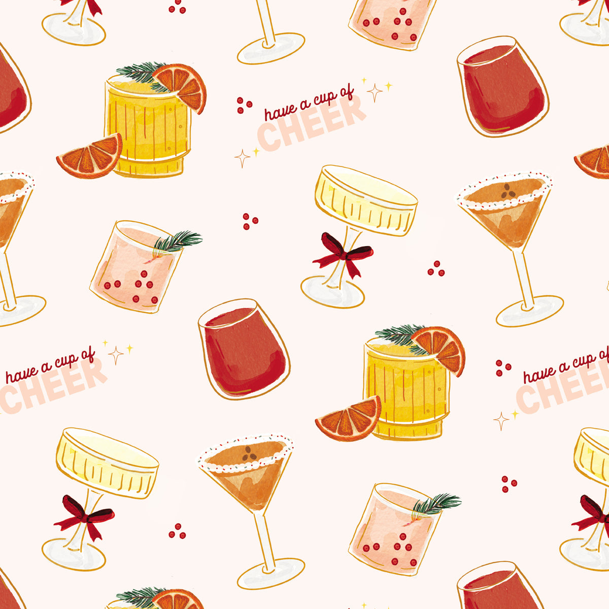 Cup of Cheer Wrapping Paper
