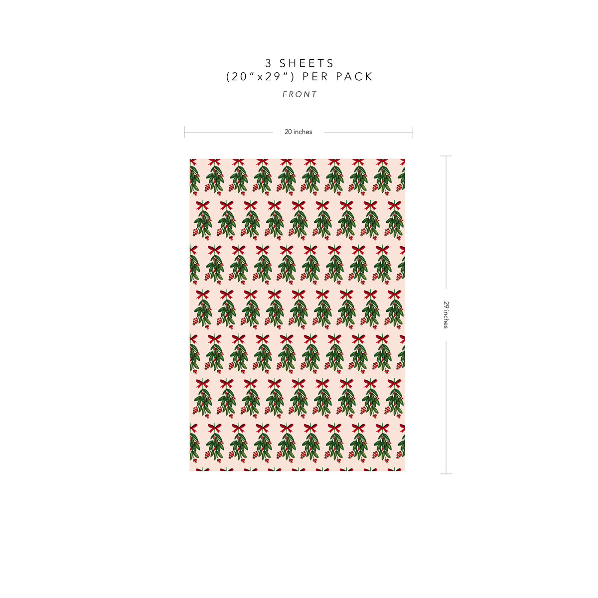 Mistletoe Wrapping Paper
