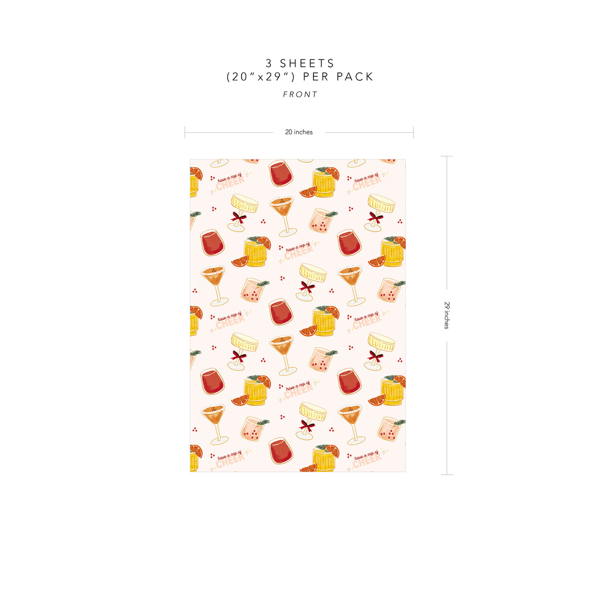 Cup of Cheer Wrapping Paper