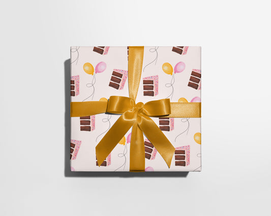 Birthday Cake Wrapping Paper