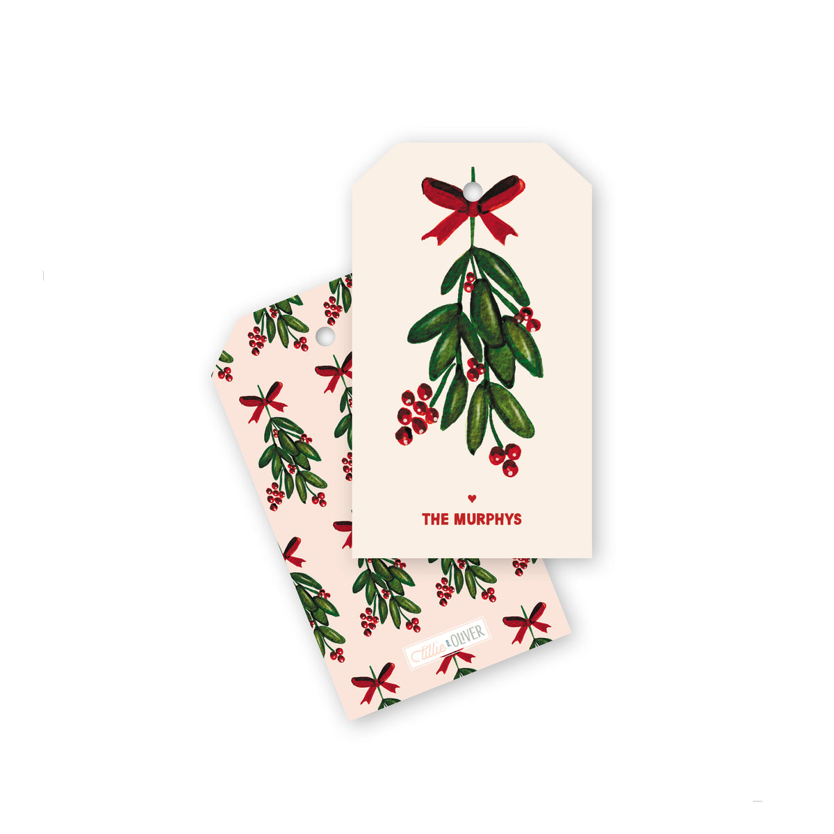 Mistletoe Gift Tags