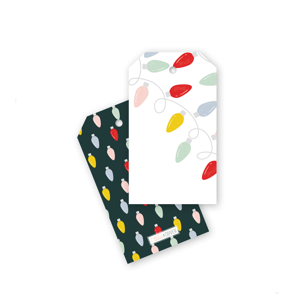 Tangle of Lights Gift Tags
