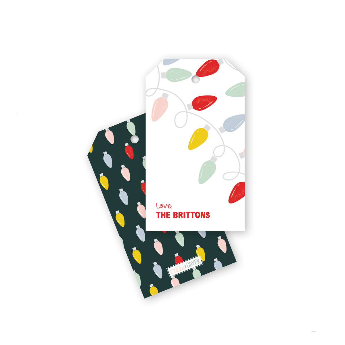 Tangle of Lights Gift Tags