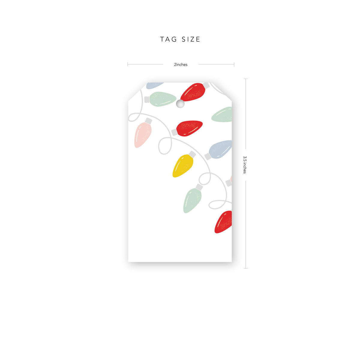 Tangle of Lights Gift Tags