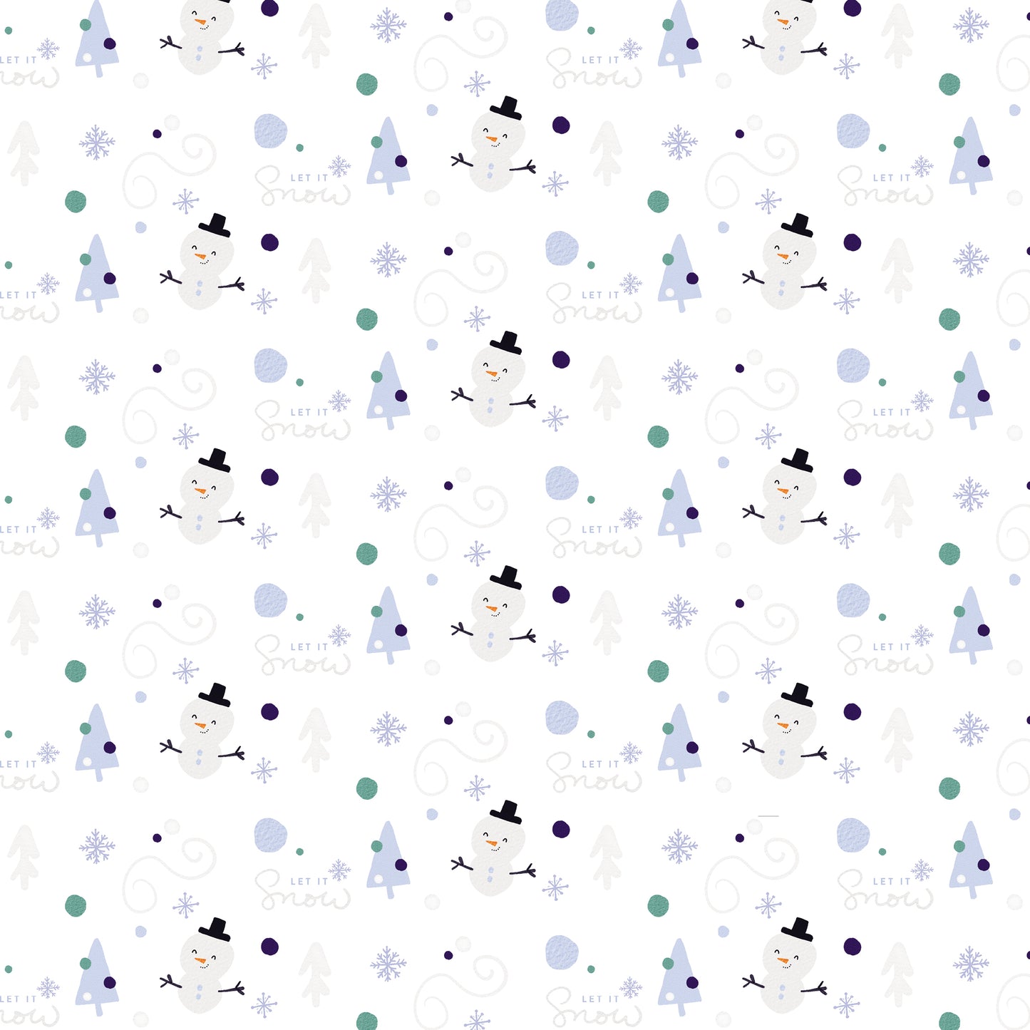 Frosty Wrapping Paper