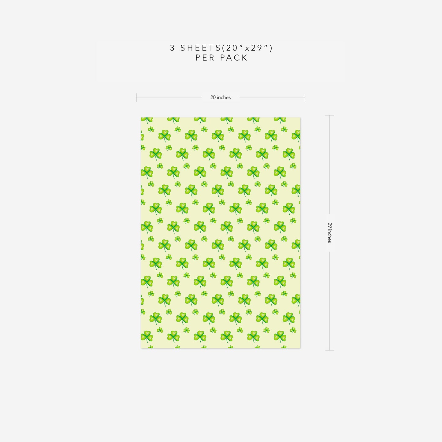 Shamrock Wrapping Paper