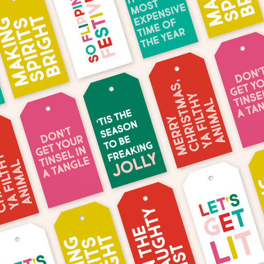 Snarky Holiday Gift Tags