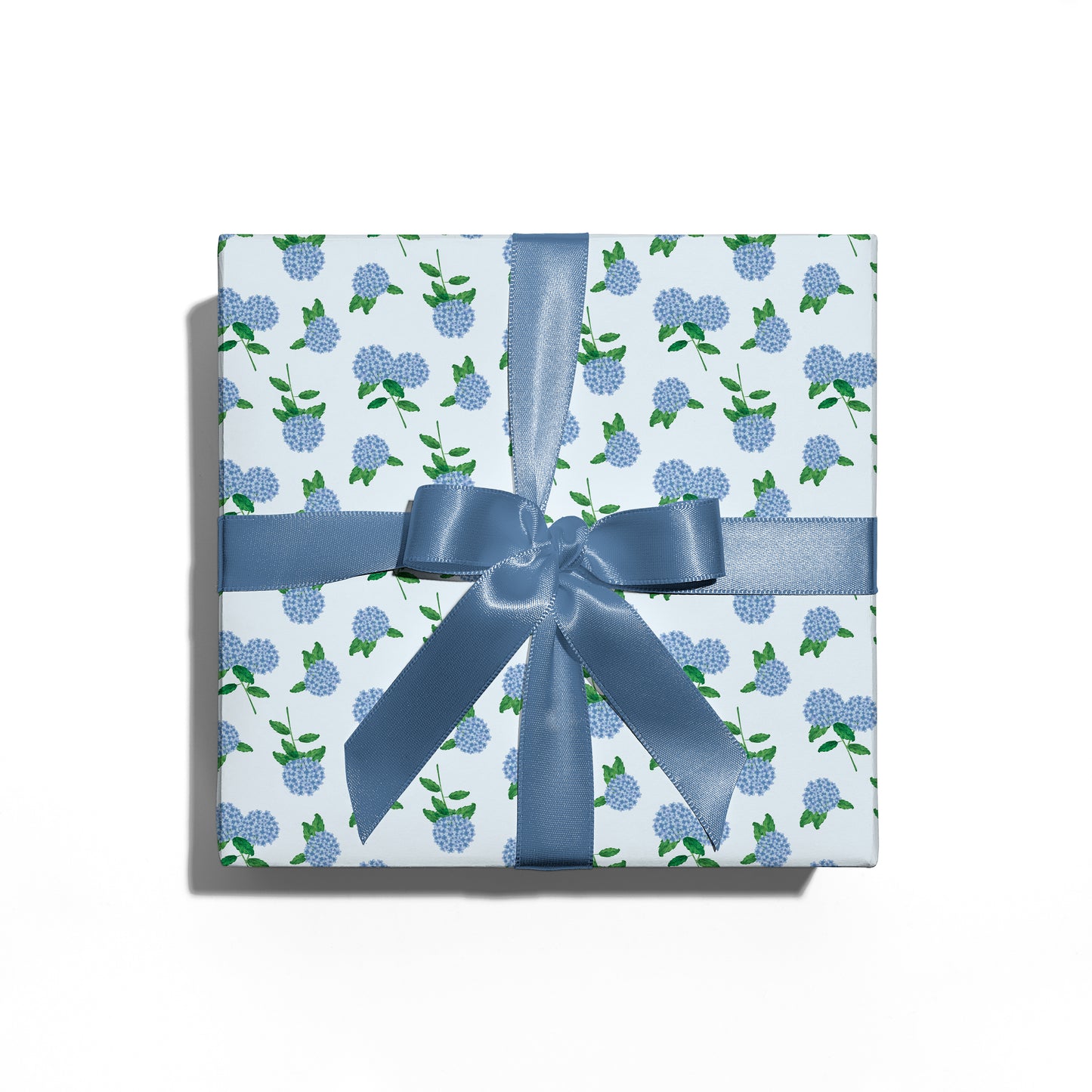 Blue Hydrangea Wrapping Paper