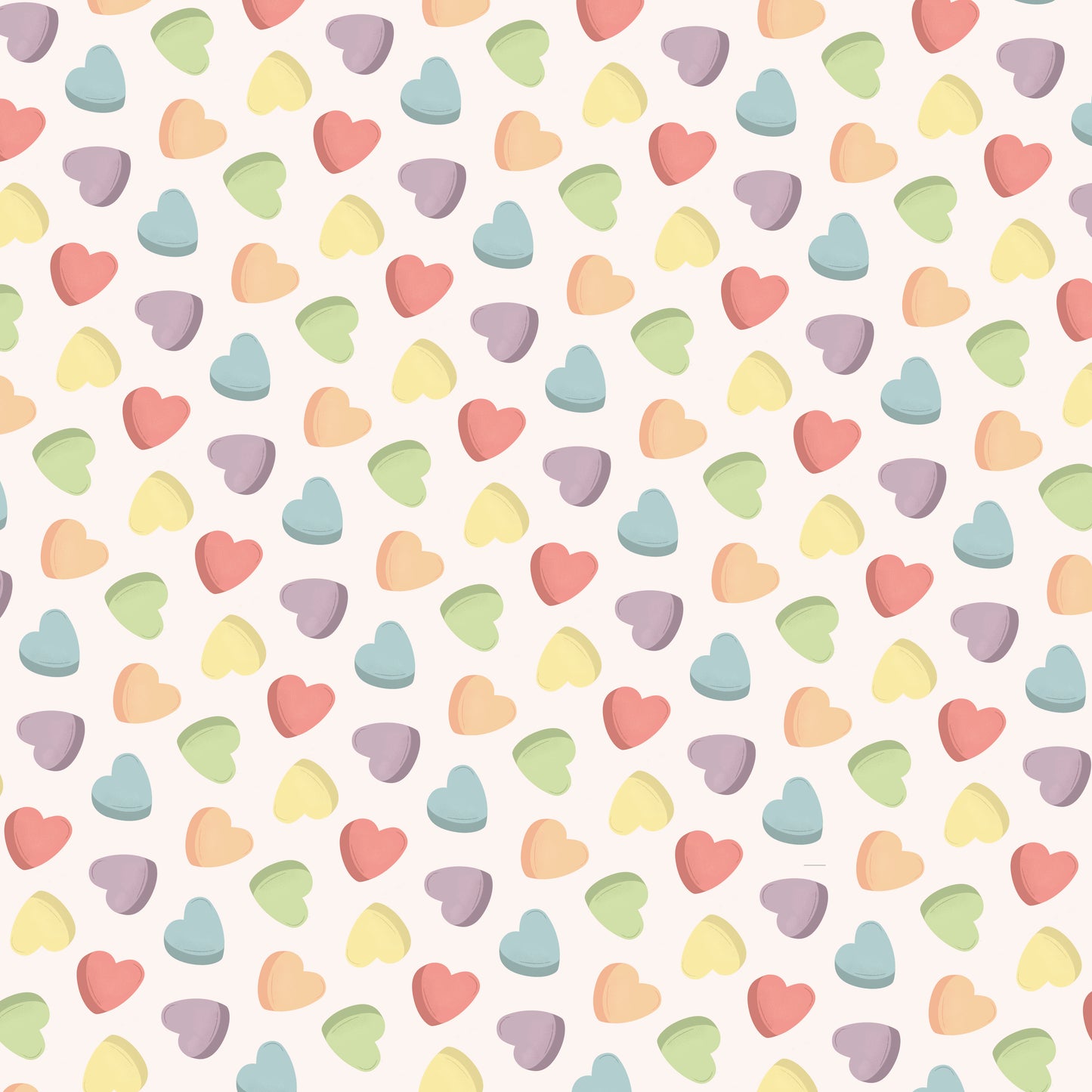 Candy Hearts Wrapping Paper