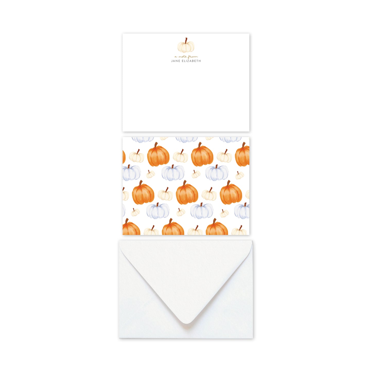 Pumpkin Stationery Notecards