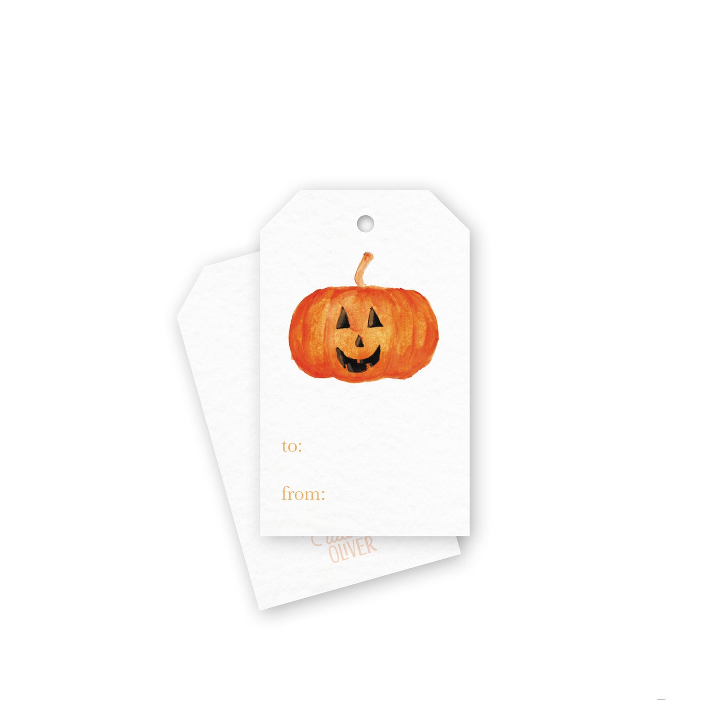 Jack-O-Lantern Gift Tags
