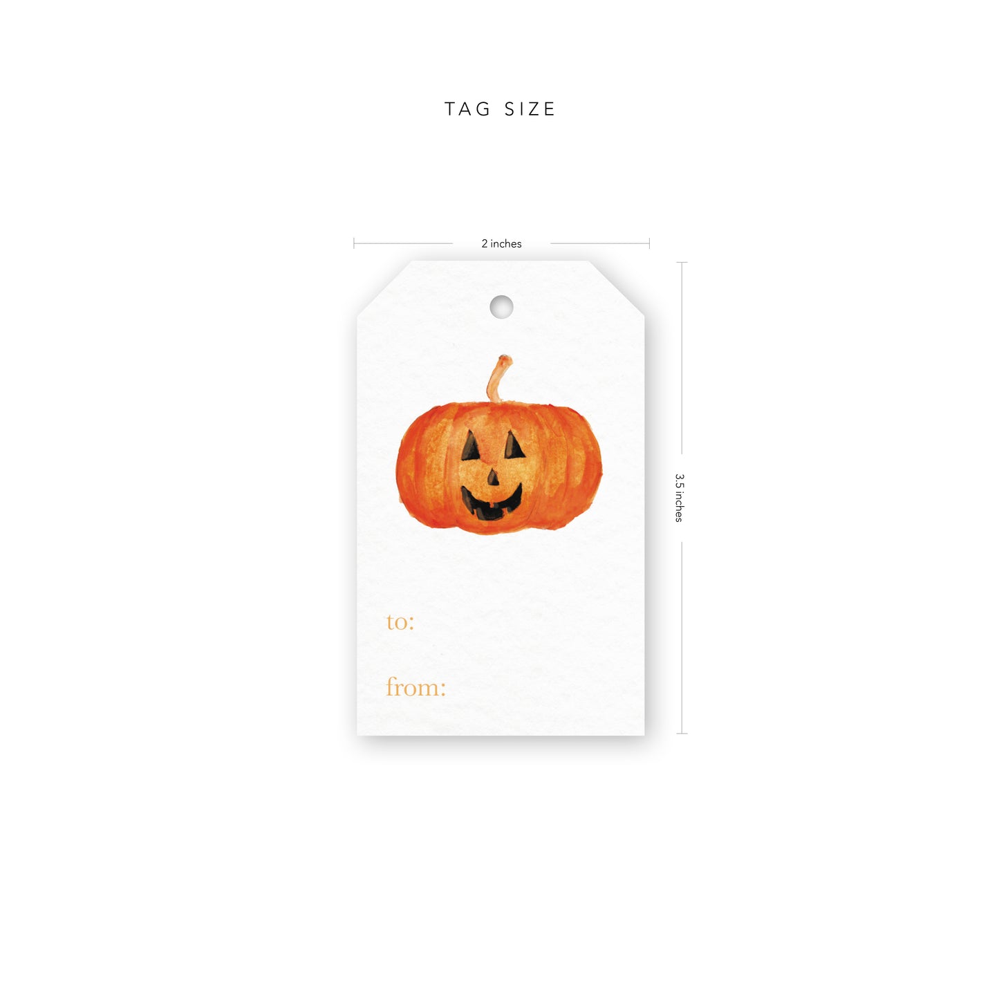 Jack-O-Lantern Gift Tags