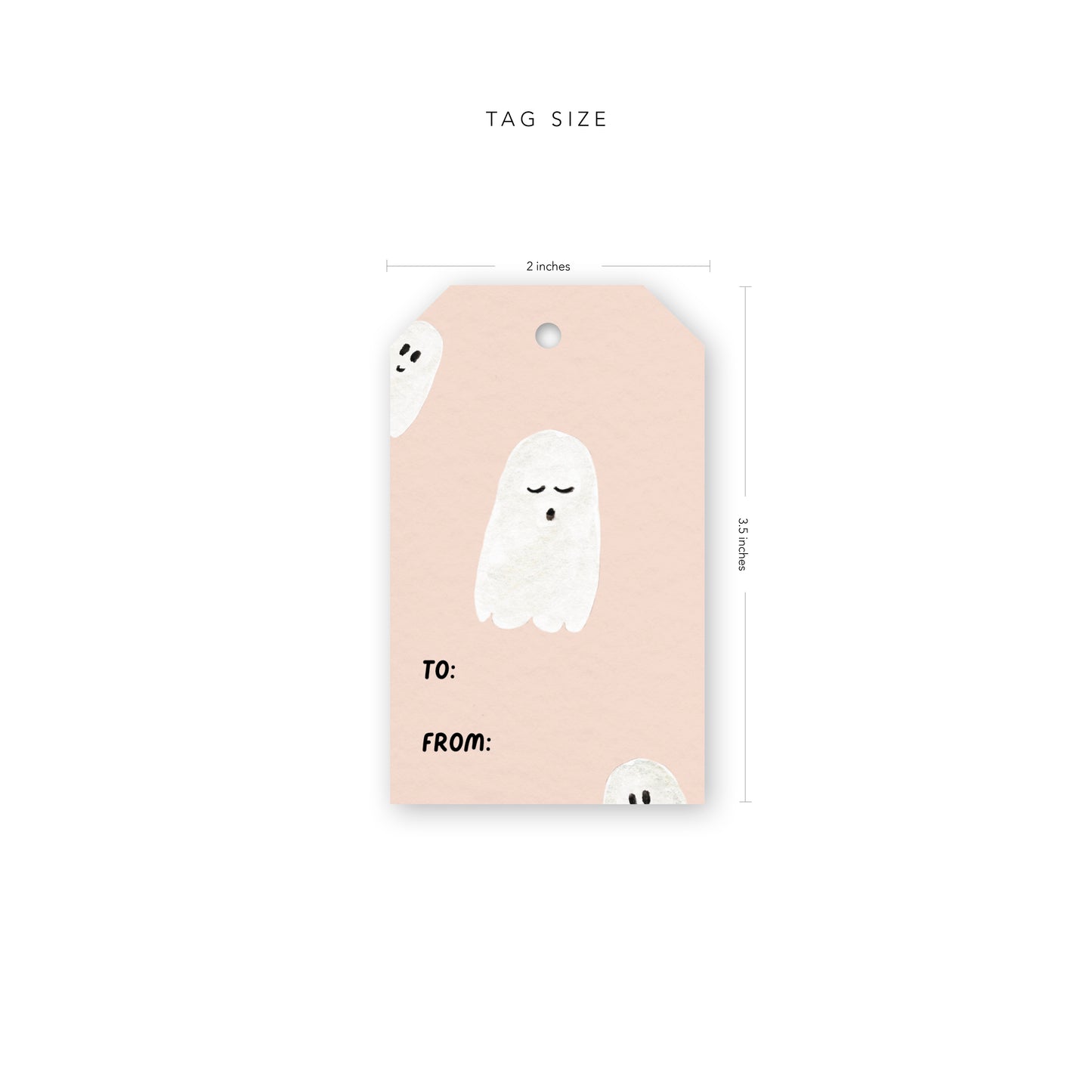 Friendly Ghosts Gift Tags