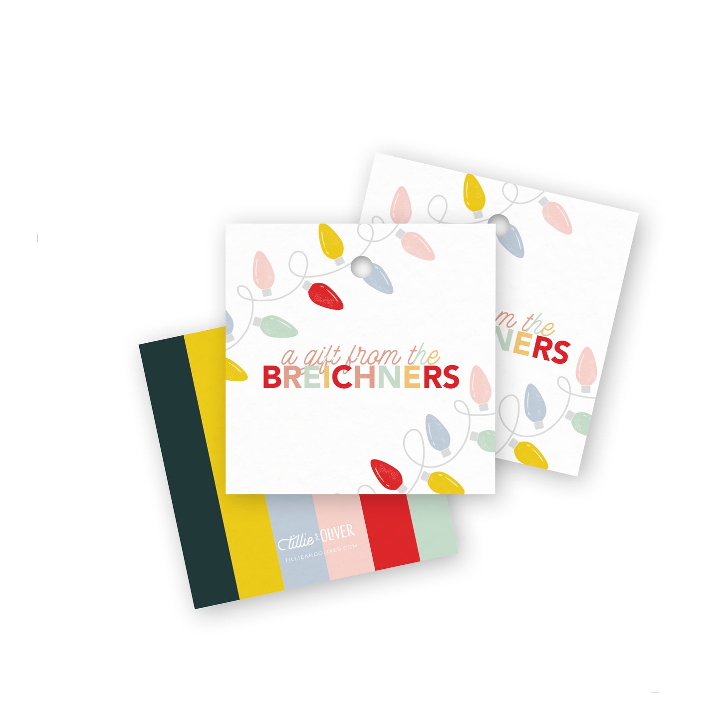 Tangle of Lights Gift Tags